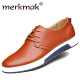 Casual Leather Fashion Trendy Flat Shoes for Men