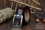 Cowhide Genuine Leather Casual Business Belt