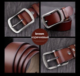 Cowhide Genuine Leather Casual Business Belt