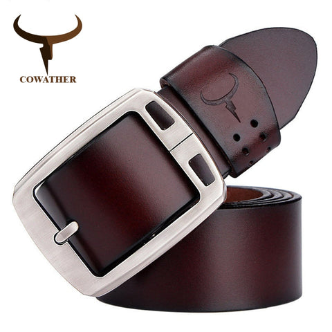 Cowhide Genuine Leather Casual Business Belt