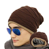 Men's Soft Lined Thick Knit Skull Cap