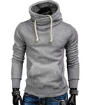 Hoodies Men Fashion Pullover Turtleneck Sportswear