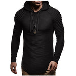 Mens Fashion Hoodies Solid Color Sweatshirt