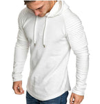 Mens Fashion Hoodies Solid Color Sweatshirt