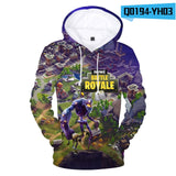 Battle Royale Game Printed Hoodies