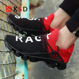 Breathable Mesh Lace-up Exercise Sneakers