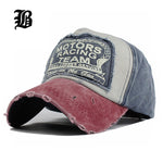 Cotton Baseball Cap Snapback Fitted Cap For Men